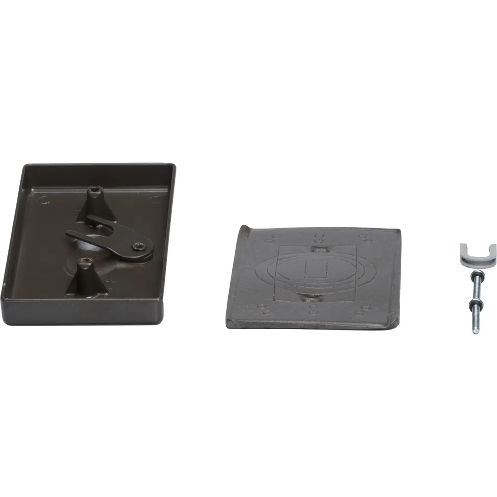 Single-Gang Weatherproof Toggle Switch Cover, Die Cast Aluminum/PVC, Bronze