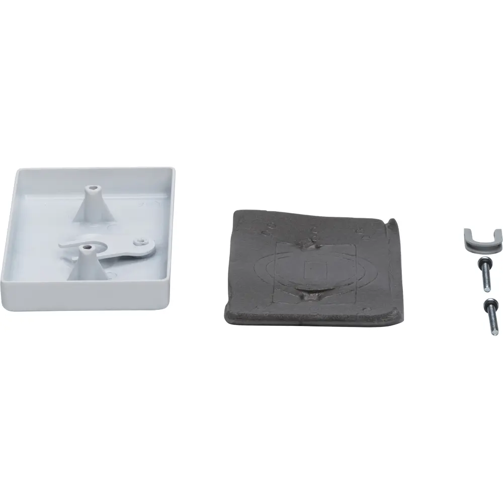 Single-Gang Weatherproof Toggle Switch Cover, Die Cast Aluminum/PVC, White