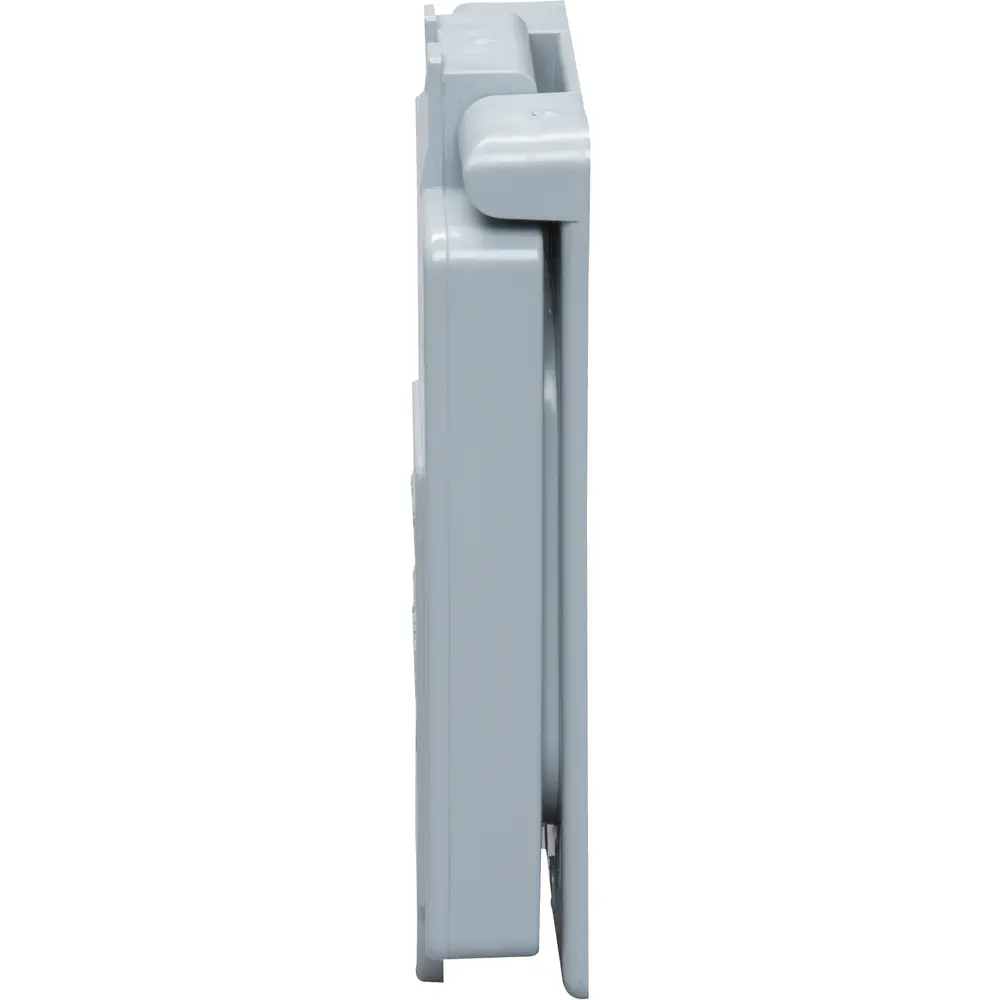 Single-Gang Weatherproof Toggle Switch Cover, PVC, Gray