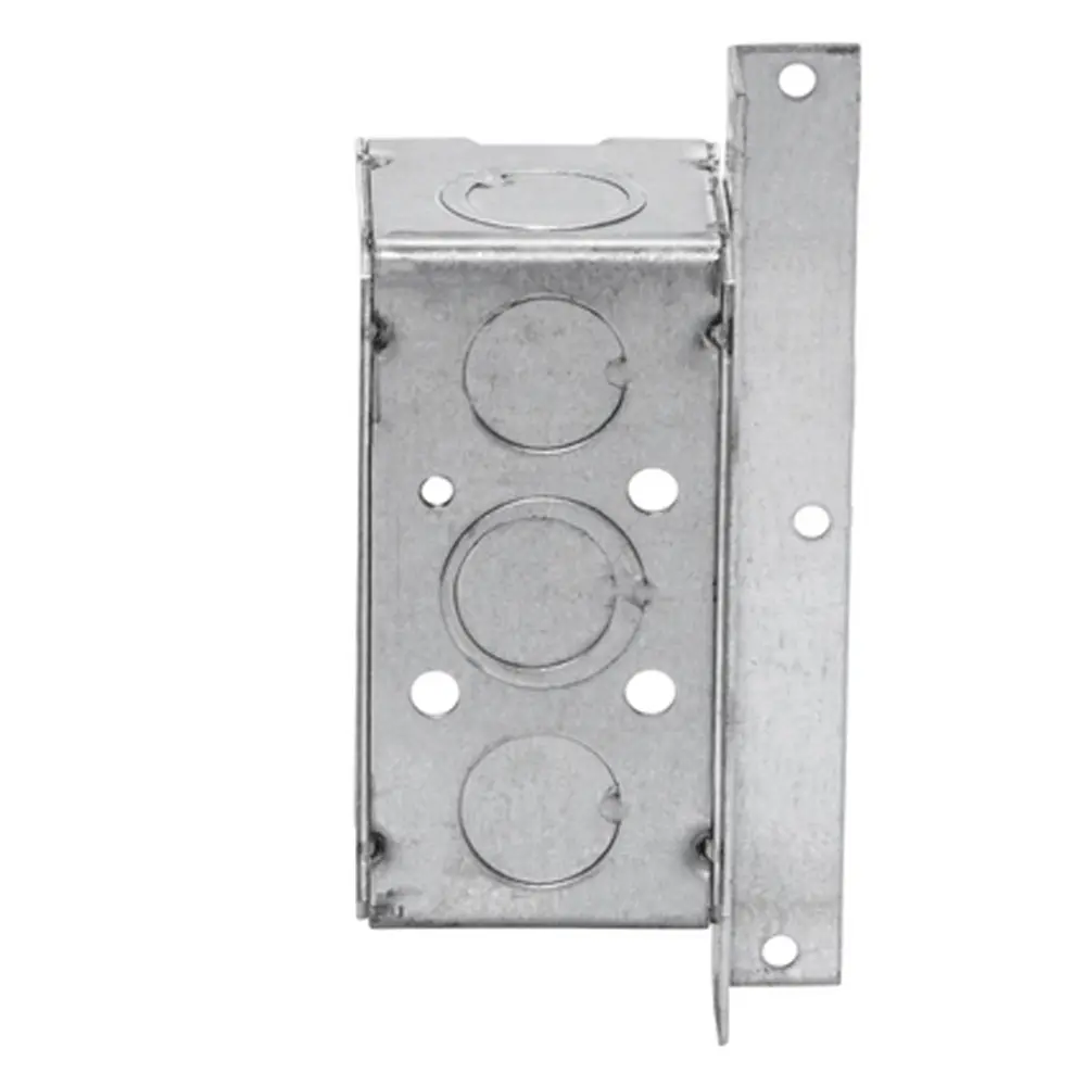 Single-Gang Welded Handy Box w/ AB Bracket, 1/2" MKO's, 1-7/8" Deep