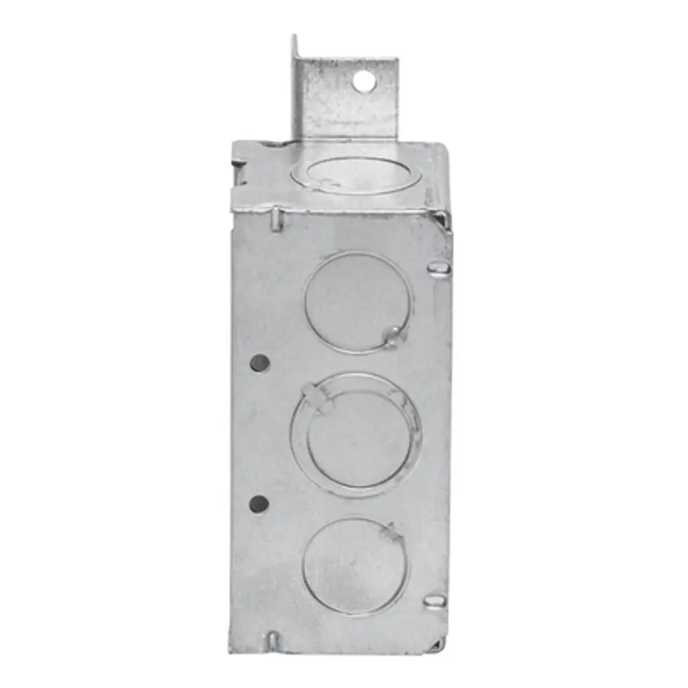 Single-Gang Welded Handy Box w/ AB Bracket, 1/2" MKO's, 1-7/8" Deep