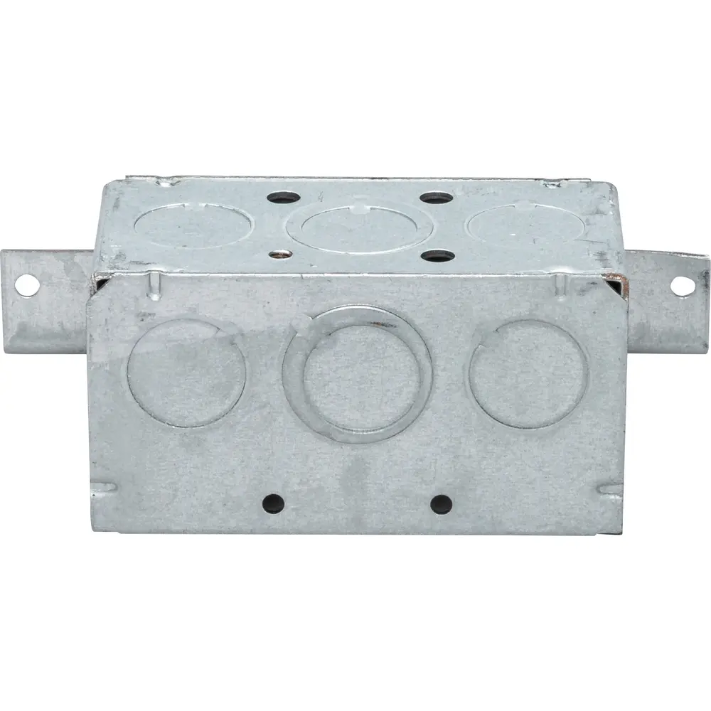 Single-Gang Welded Handy Box w/ AB Bracket, 1/2" MKO's, 2-1/8" Deep 2 Single-Gang Welded Handy Box w/ AB Bracket, 1/2" MKO's, 2-1/8" Deep
