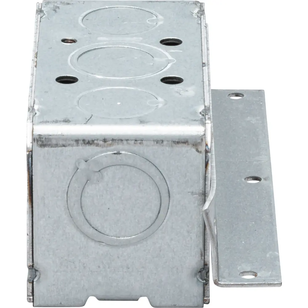 Single-Gang Welded Handy Box w/ AB Bracket, 1/2" MKO's, 2-1/8" Deep 3 Single-Gang Welded Handy Box w/ AB Bracket, 1/2" MKO's, 2-1/8" Deep