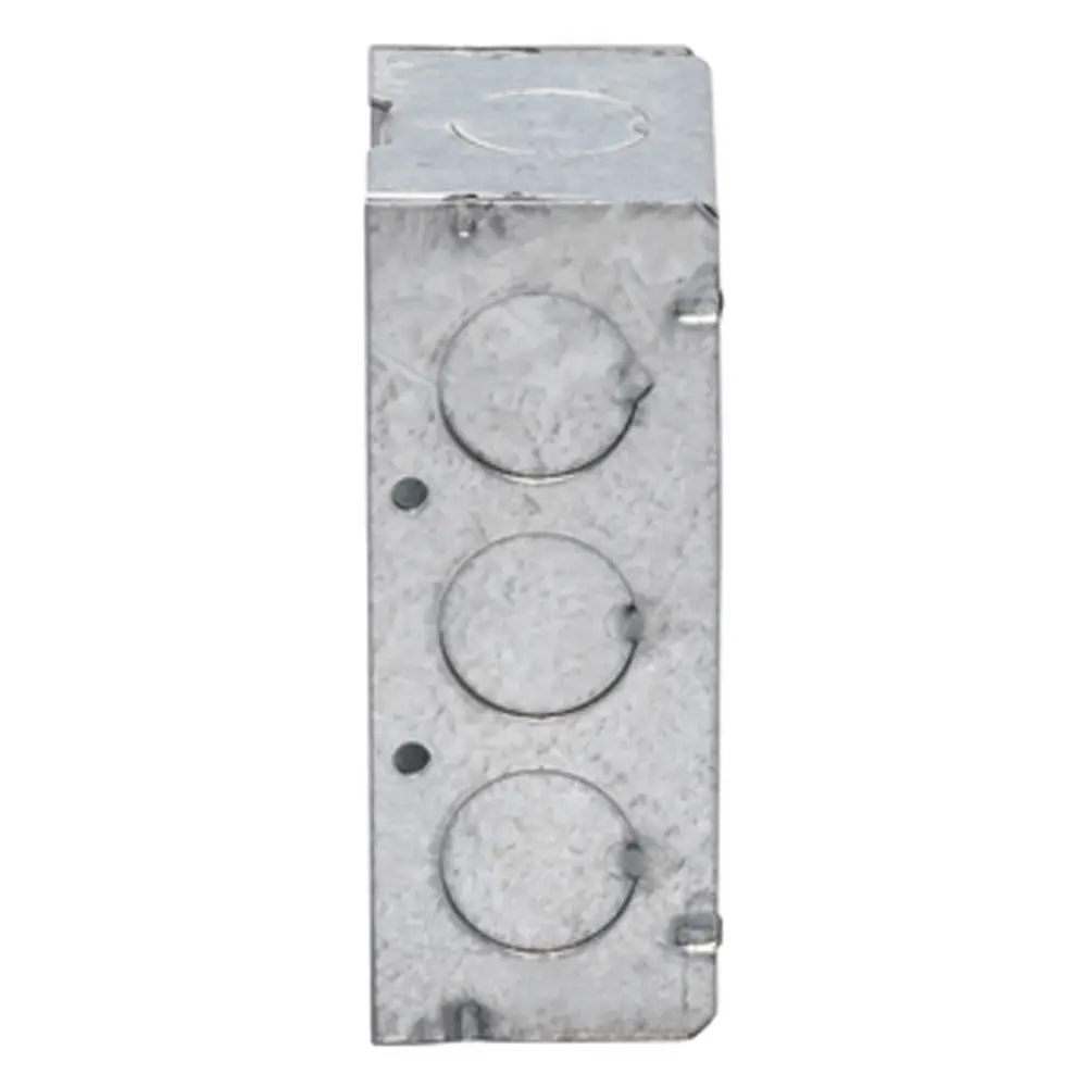 Single-Gang Welded Shallow Handy Box, 1/2" KO's, 1-1/2" Deep