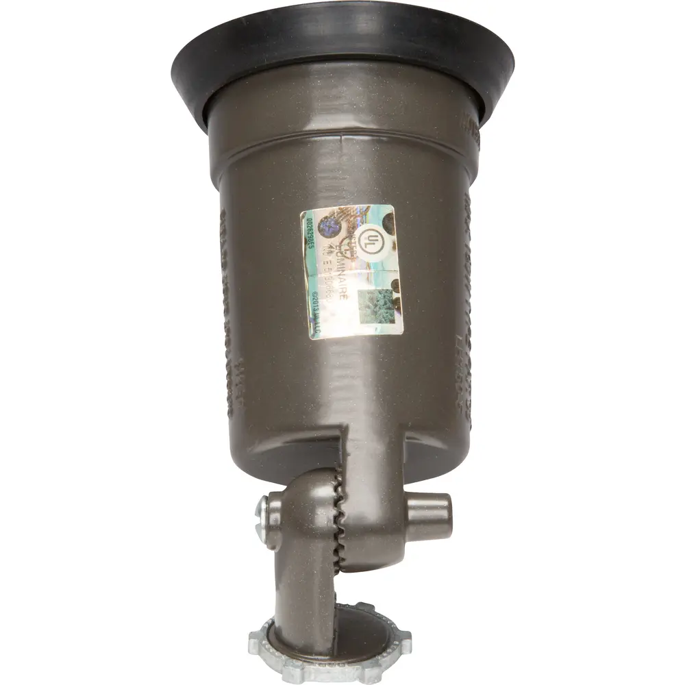 120 VAC Aluminum Weatherproof Flood Lampholder, Bronze 1 120 VAC Aluminum Weatherproof Flood Lampholder, Bronze