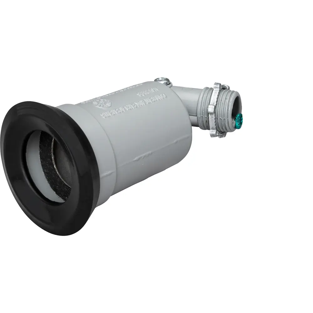 120 VAC Aluminum Weatherproof Flood Lampholder, Gray