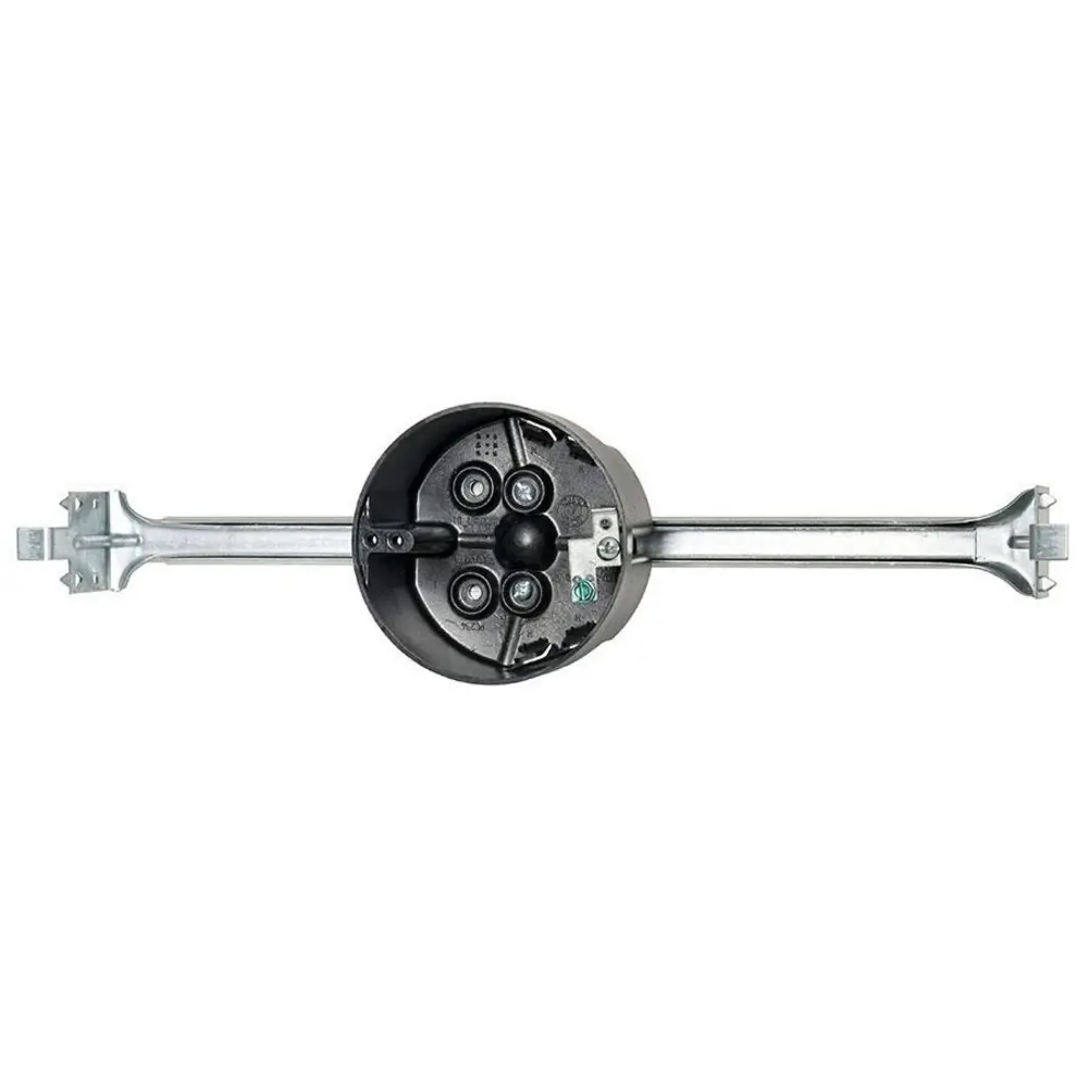 4" Round Fixture Support Box, 16-24" Adjustable Bar, 23.0 Cu. In.