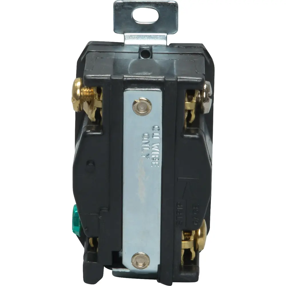 Industrial Grade Locking Devices, Single Receptacle, 30A, 125/250V, Three-Pole, Four-Wire, Black