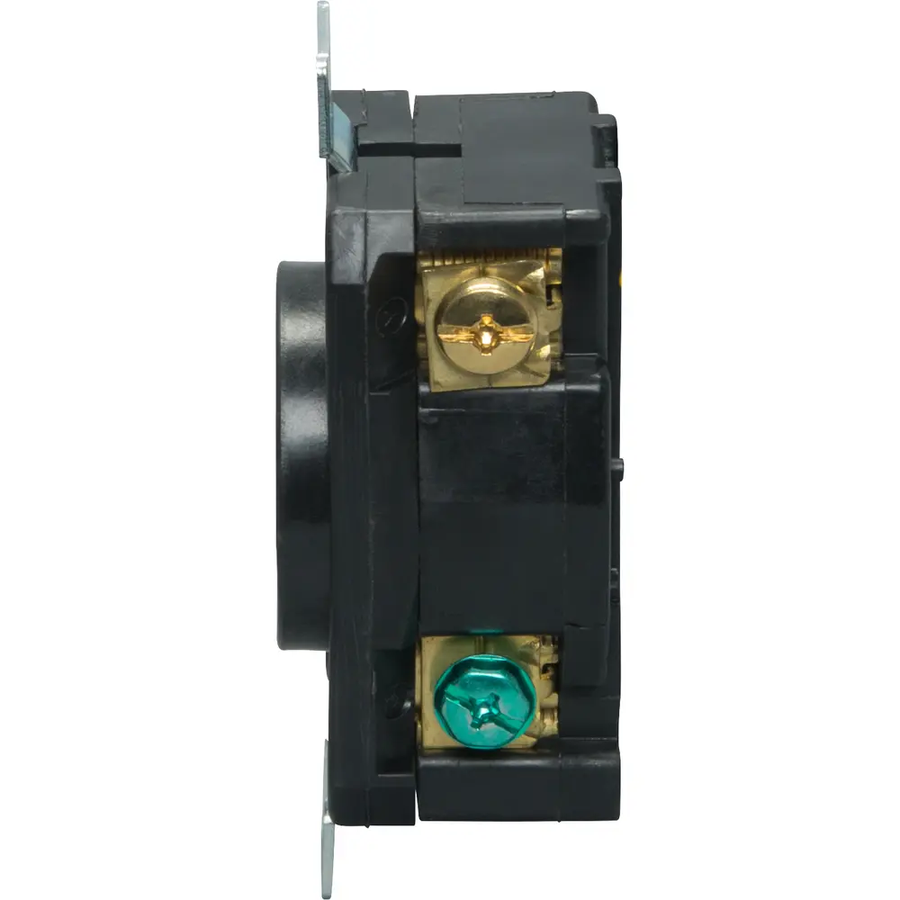 Industrial Grade Locking Devices, Single Receptacle, 30A, 125/250V, Three-Pole, Four-Wire, Black 3 Industrial Grade Locking Devices, Single Receptacle, 30A, 125/250V, Three-Pole, Four-Wire, Black