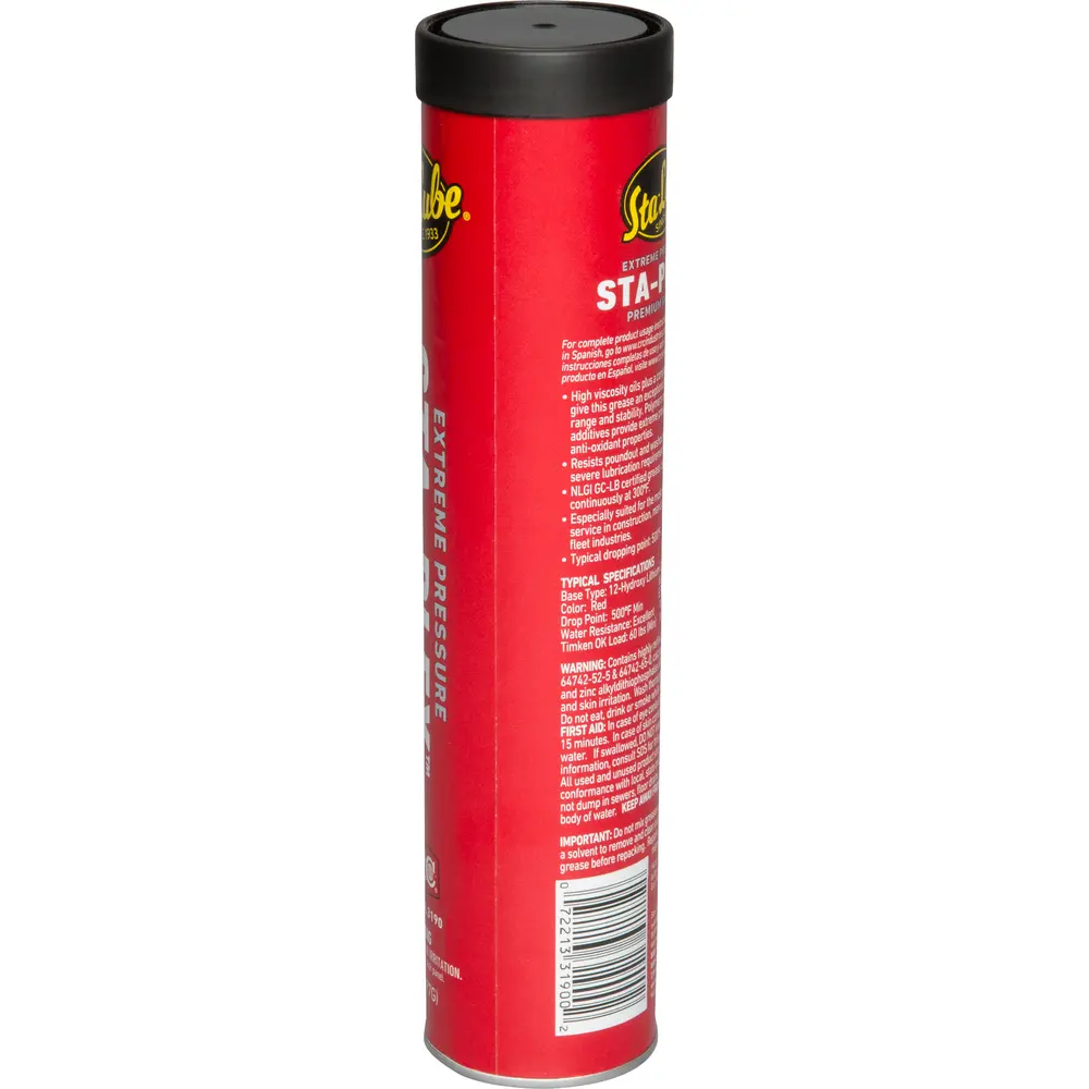 Sta-Plex Extreme Pressure Premium Red Grease, 14 Wt Oz. 2 Sta-Plex Extreme Pressure Premium Red Grease, 14 Wt Oz.