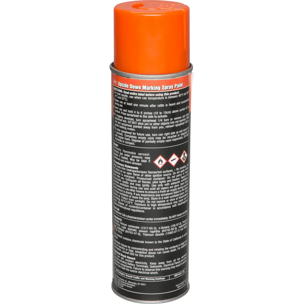 Upside Down Marking Paints-Alert Orange, 17 Wt Oz