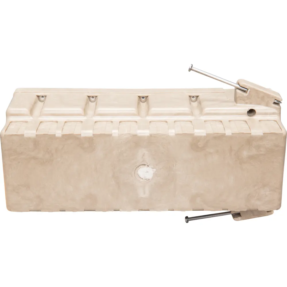 5-Gang Electrical Box w/ Nails, New Work, 94 Cu. In., Off White 1 5-Gang Electrical Box w/ Nails, New Work, 94 Cu. In., Off White