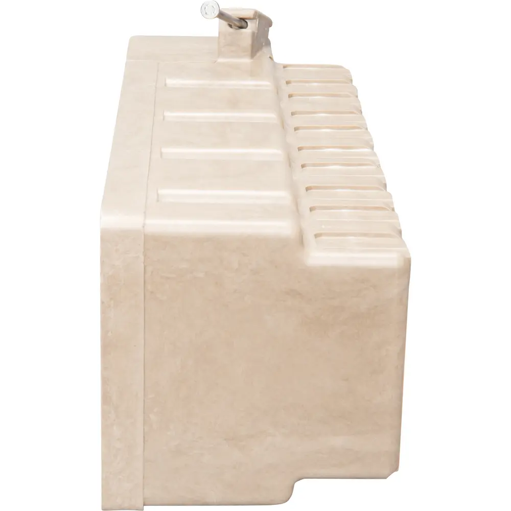 5-Gang Electrical Box w/ Nails, New Work, 94 Cu. In., Off White 3 5-Gang Electrical Box w/ Nails, New Work, 94 Cu. In., Off White