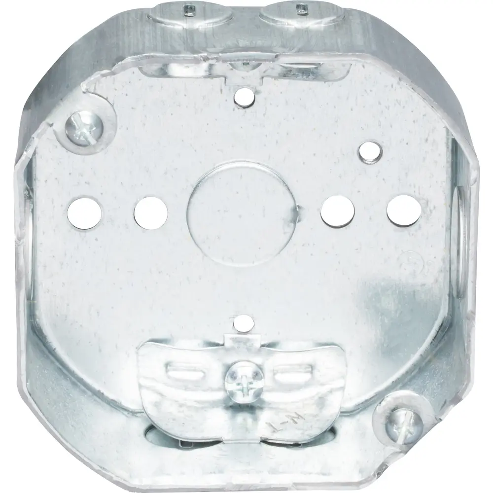 1-1/2” Octagon Outlet Box, (3) 1/2" KO, 15.5 Cu. In.
