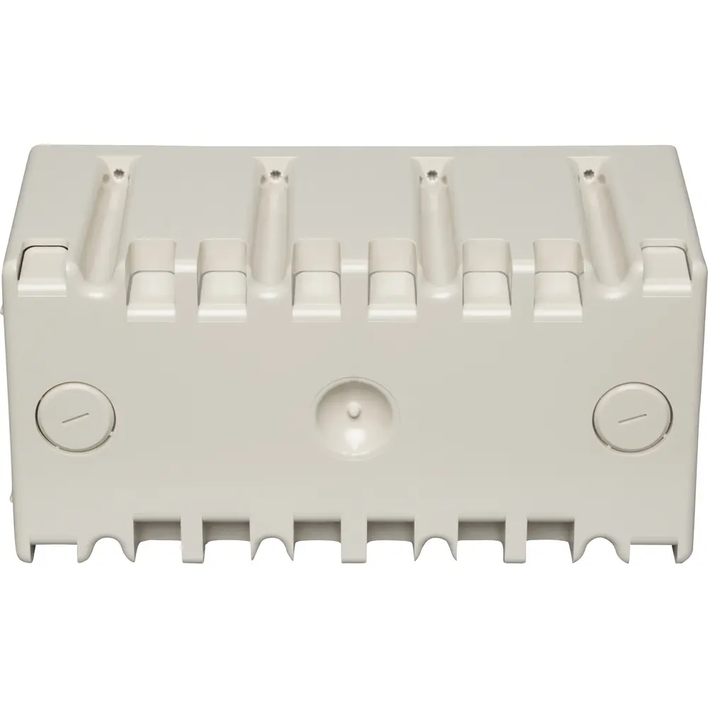 74.8 Cu. In. 4-Gang Adjustable Electrical Box, Polycarbonate, Beige