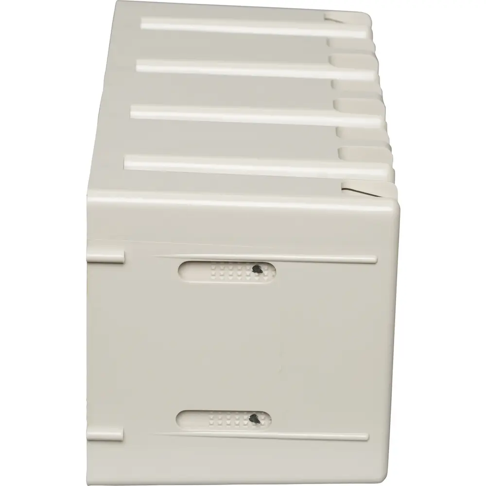 74.8 Cu. In. 4-Gang Adjustable Electrical Box, Polycarbonate, Beige