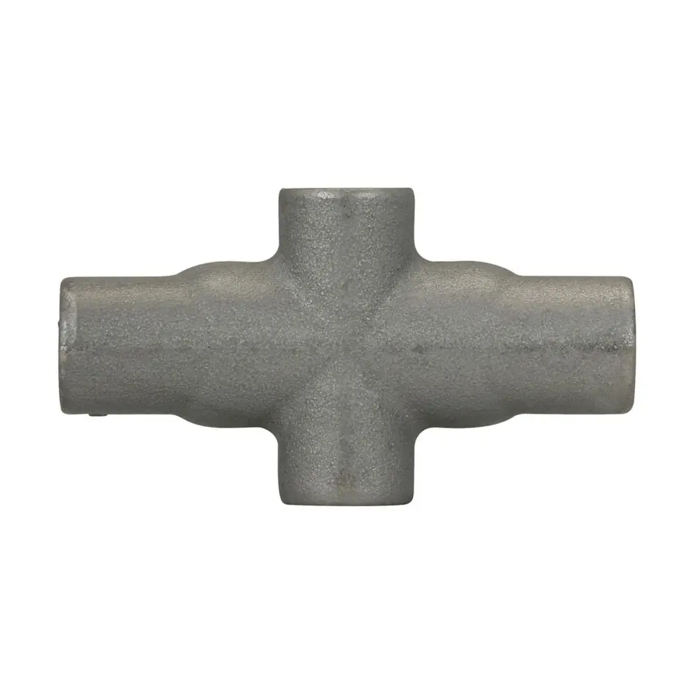 1 in. X Shape, Rigid Conduit Body, Iron, Form 7