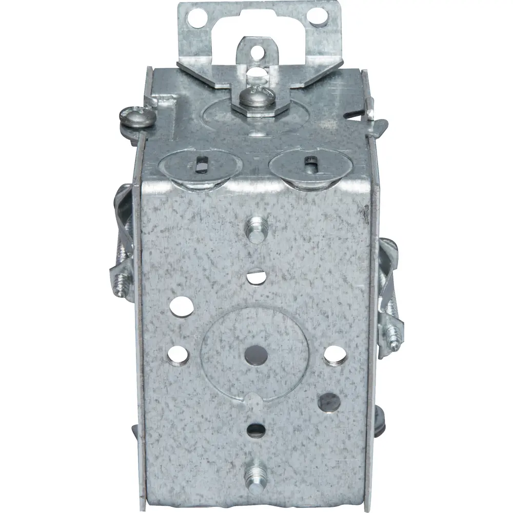 2-1/2" Gangable Switch Box, (2) Cable, (1) 1/2" KO, Hold-Tite, NM Clamps, Ears, 12.5 Cu. In.