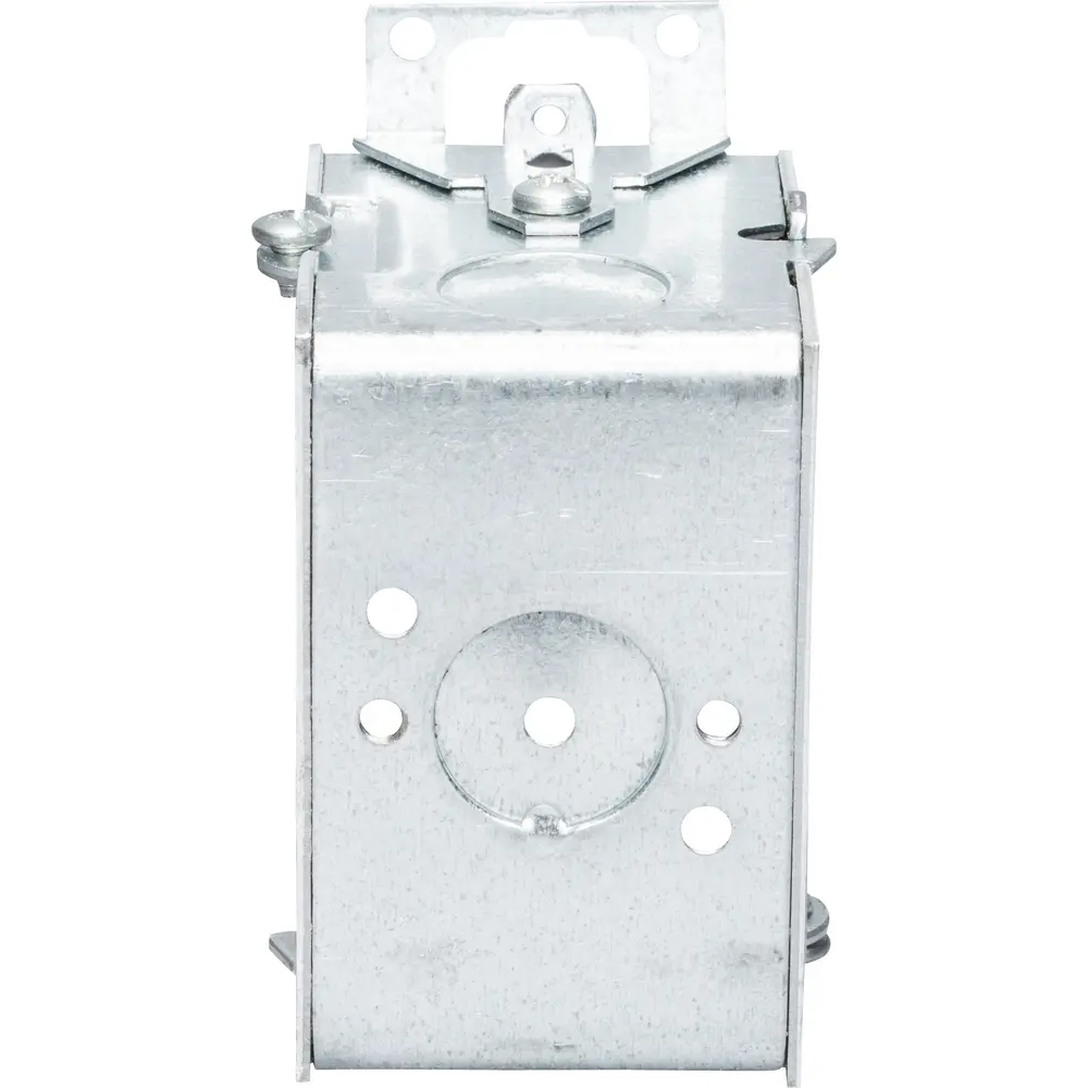 2-3/4" Gangable Switch Box, (4) Cable, (2) 1/2" KOs, NM Clamps, Ears, 14 Cu. In.