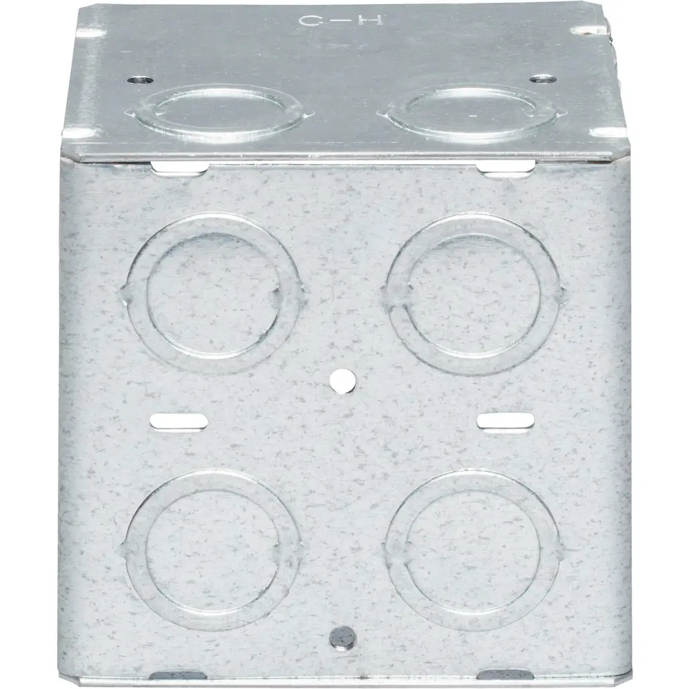 2-Gang Masonry Box, 3-1/2", 44 Cu. In.