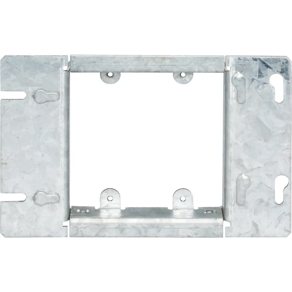 2-Gang Raised Surface Gang Box Cover, Steel, 8.5 Cu. In.
