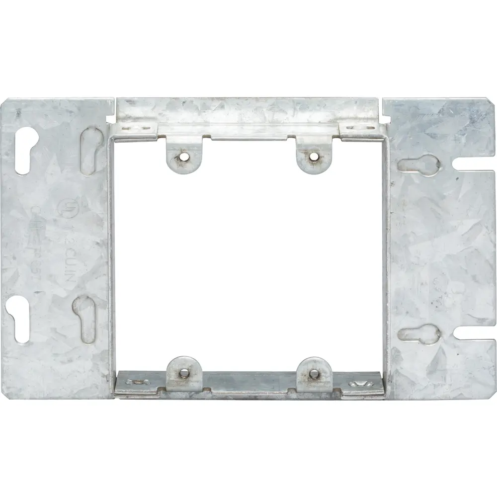 2-Gang Raised Surface Gang Box Cover, Steel, 8.5 Cu. In.