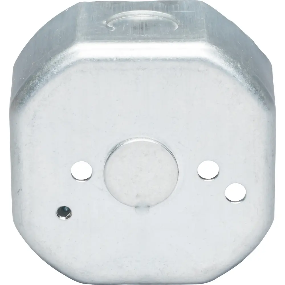 3-1/2" Octagon Outlet Box, Conduit, No Clamps, (5) 1/2" KO, 9 Cu. In. 1 3-1/2" Octagon Outlet Box, Conduit, No Clamps, (5) 1/2" KO, 9 Cu. In.