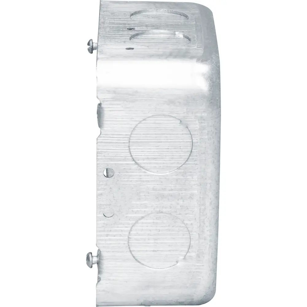4-11/16" Square Outlet Box, Drawn, Air Plenum, (3) 1/2", (10) 3/4" KO, 42 Cu. In., Steel