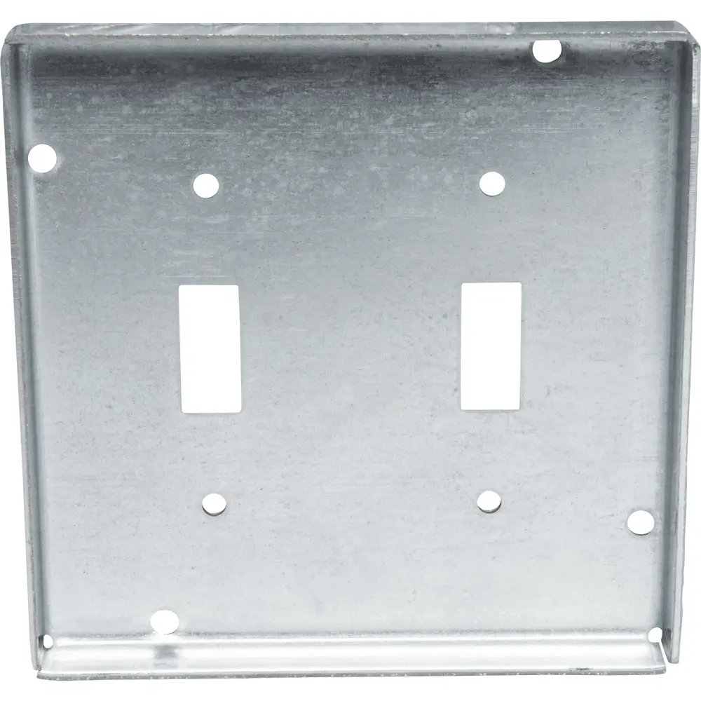 4-11/16" Square Surface Cover, Raised Surface, 2 Toggle, 9 Cu. In. 1 4-11/16" Square Surface Cover, Raised Surface, 2 Toggle, 9 Cu. In.