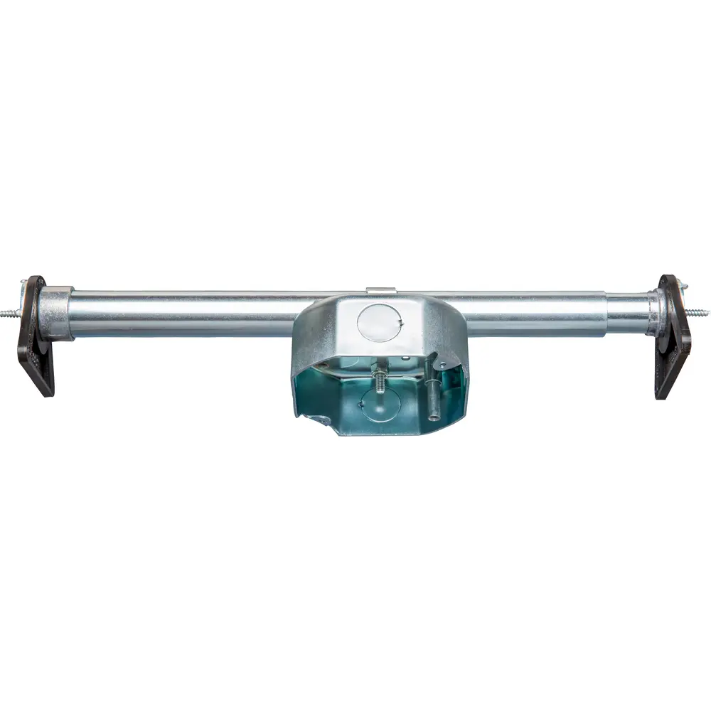 4" Ceiling Fan Box, 1-1/2" Deep, (6) 1/2" KO, 15.5 Cu. In.