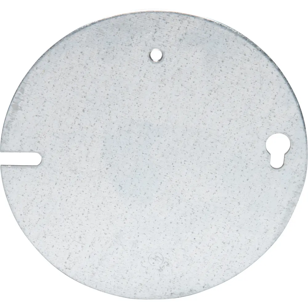 4" Concrete Box Plate, Flat, Blank