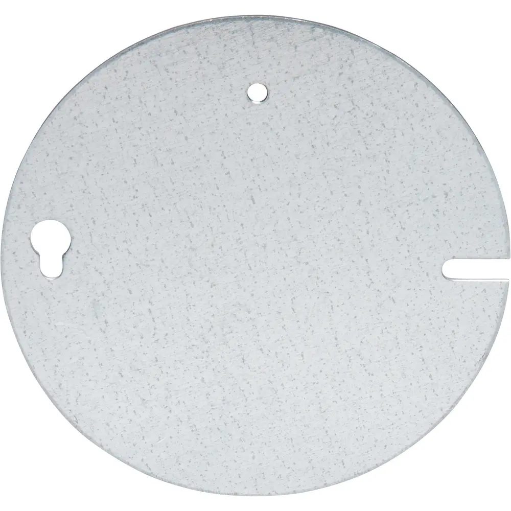4" Concrete Box Plate, Flat, Blank