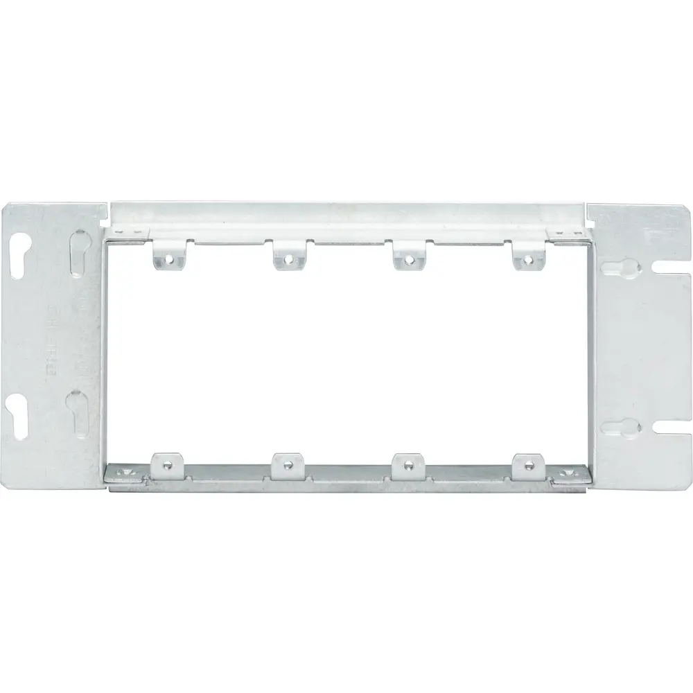 4-Gang Raised Surface Gang Box Cover, Steel, 18.3 Cu. In.