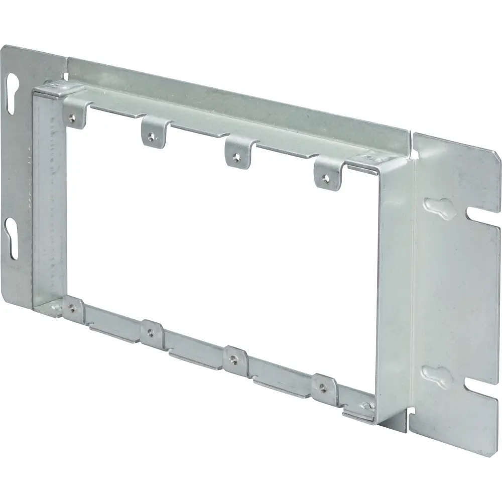 4-Gang Raised Surface Gang Box Cover, Steel, 18.3 Cu. In. 3 4-Gang Raised Surface Gang Box Cover, Steel, 18.3 Cu. In.