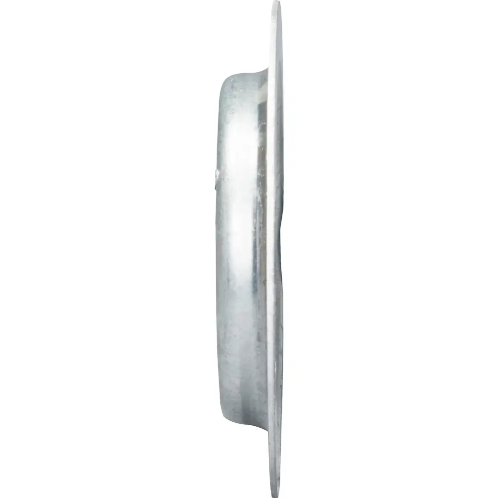 4" Octagon Box Cover, Raised 1/2", Open w/ Ears 2-3/4", Steel