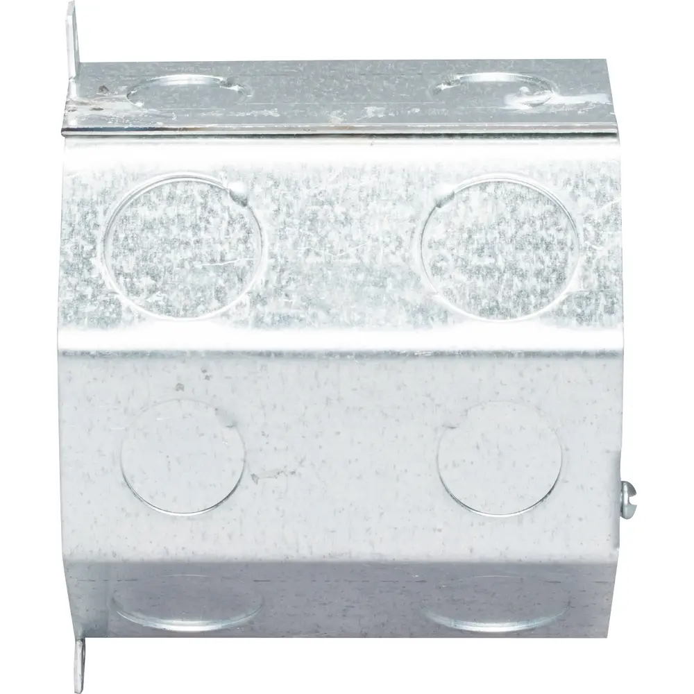 4" Octagon Concrete Box, Steel, 47.0 Cu. In.