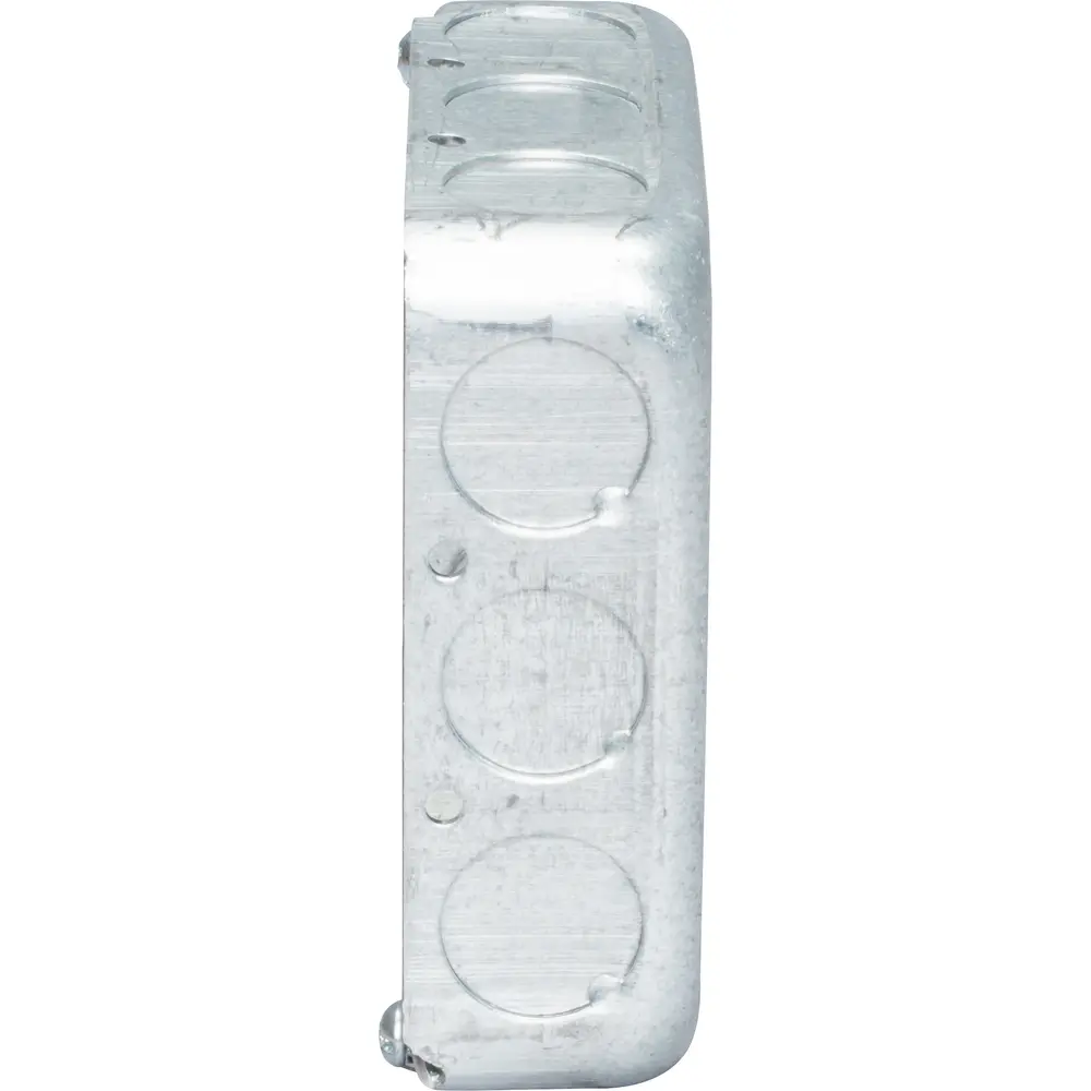 4" Square Device Outlet Box, (17) 1/2" KO, 18 Cu. In., Steel