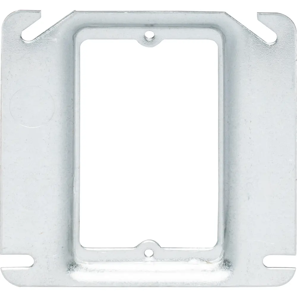 4" Square Mud Ring, 1/4" Raised, 1.8 Cu. In., Steel