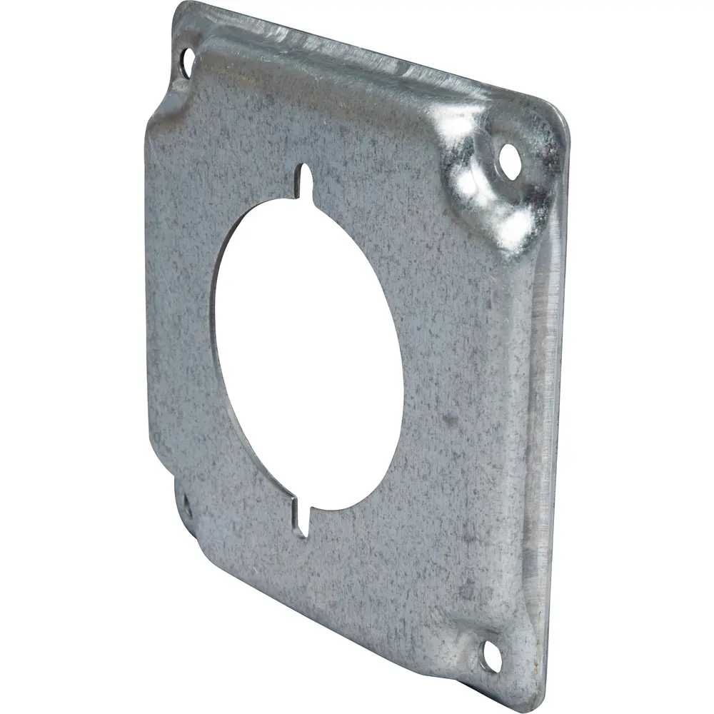 4" Square Surface Cover, Raised, 2-9/64" 30/50A Receptacle, 5.5 Cu. In., Steel 2 4" Square Surface Cover, Raised, 2-9/64" 30/50A Receptacle, 5.5 Cu. In., Steel