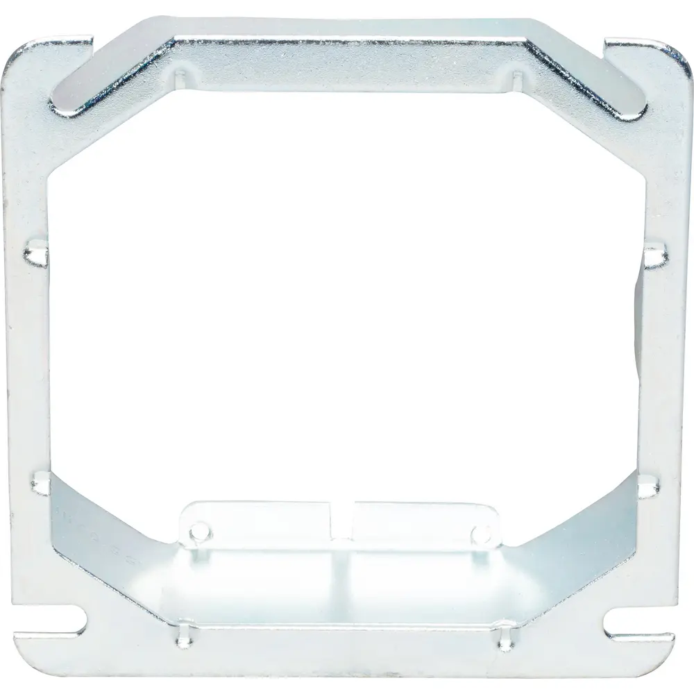 4" Tile Wall Square Cover, 1-1/4" Raised, 2-Device, 13 Cu. In., Steel 1 4" Tile Wall Square Cover, 1-1/4" Raised, 2-Device, 13 Cu. In., Steel