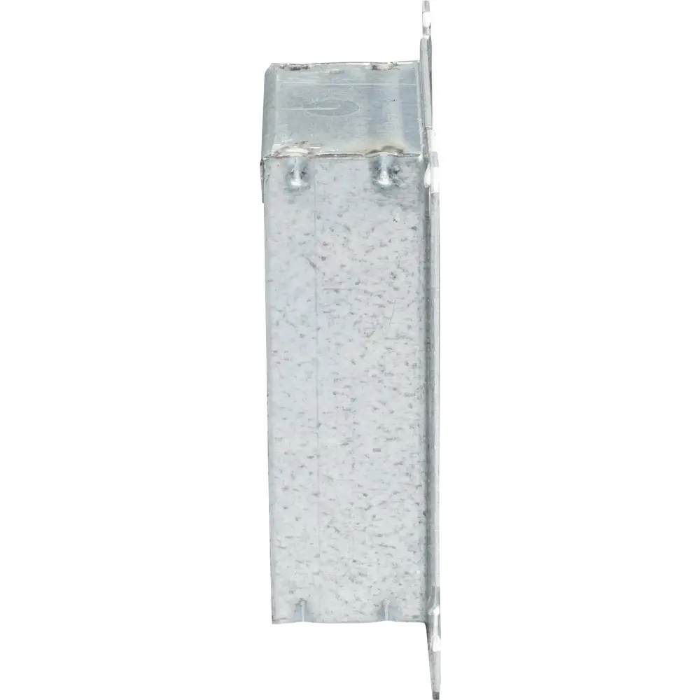 4" Tile Wall Square Cover, Single-Device, 1-1/4" Raised, 9.3 Cu. In., Steel