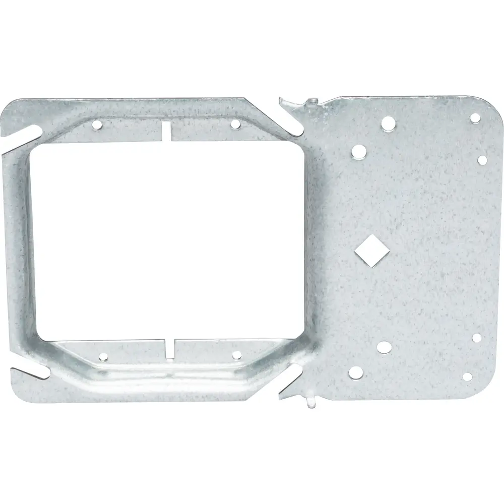 4" Uni-Mount Cover, 5/8" Raised, 2-Gang, 8 Cu. In., Steel