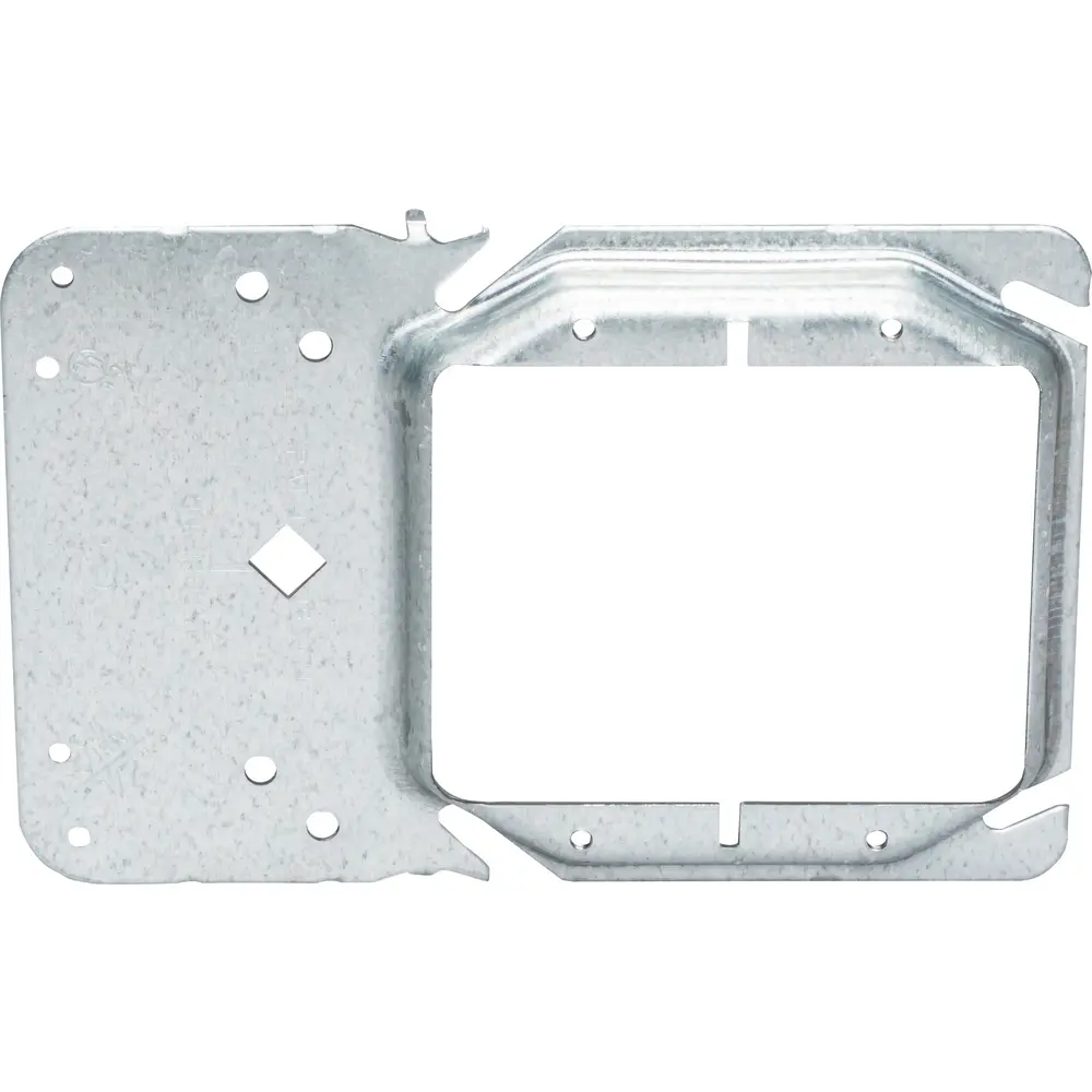 4" Uni-Mount Cover, 5/8" Raised, 2-Gang, 8 Cu. In., Steel