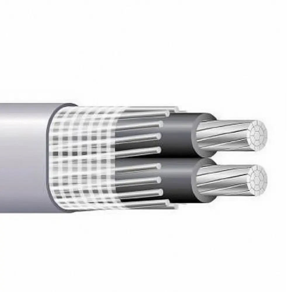 1/0, Stranded, Service Entrance Cable, Aluminum, 3 Conductor, Reel of 500ft