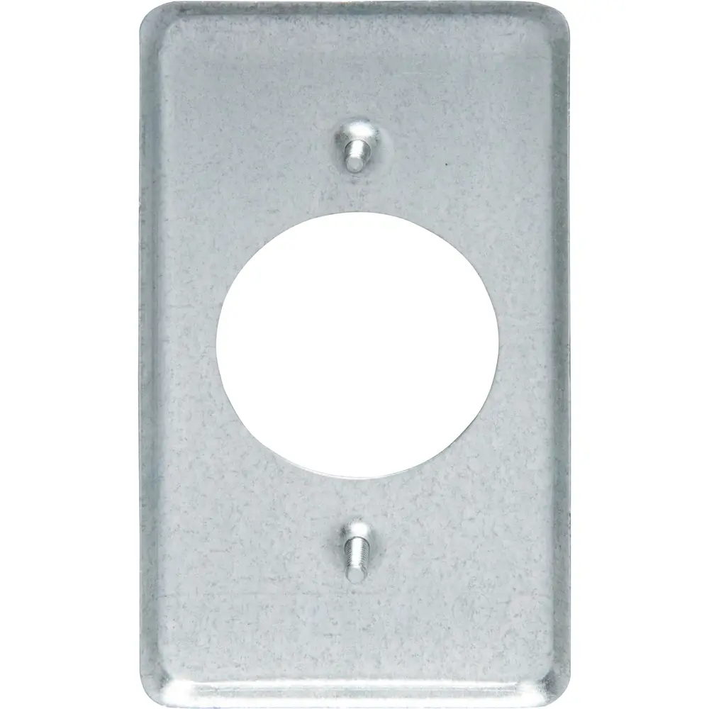 Utility Box Cover, 20-30A Twist-Lock Receptacle, 1-19/32" Diameter, Steel 1 Utility Box Cover, 20-30A Twist-Lock Receptacle, 1-19/32" Diameter, Steel