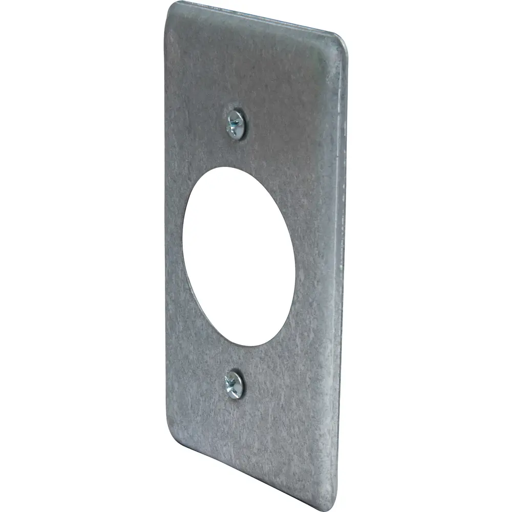 Utility Box Cover, 20-30A Twist-Lock Receptacle, 1-19/32" Diameter, Steel 3 Utility Box Cover, 20-30A Twist-Lock Receptacle, 1-19/32" Diameter, Steel