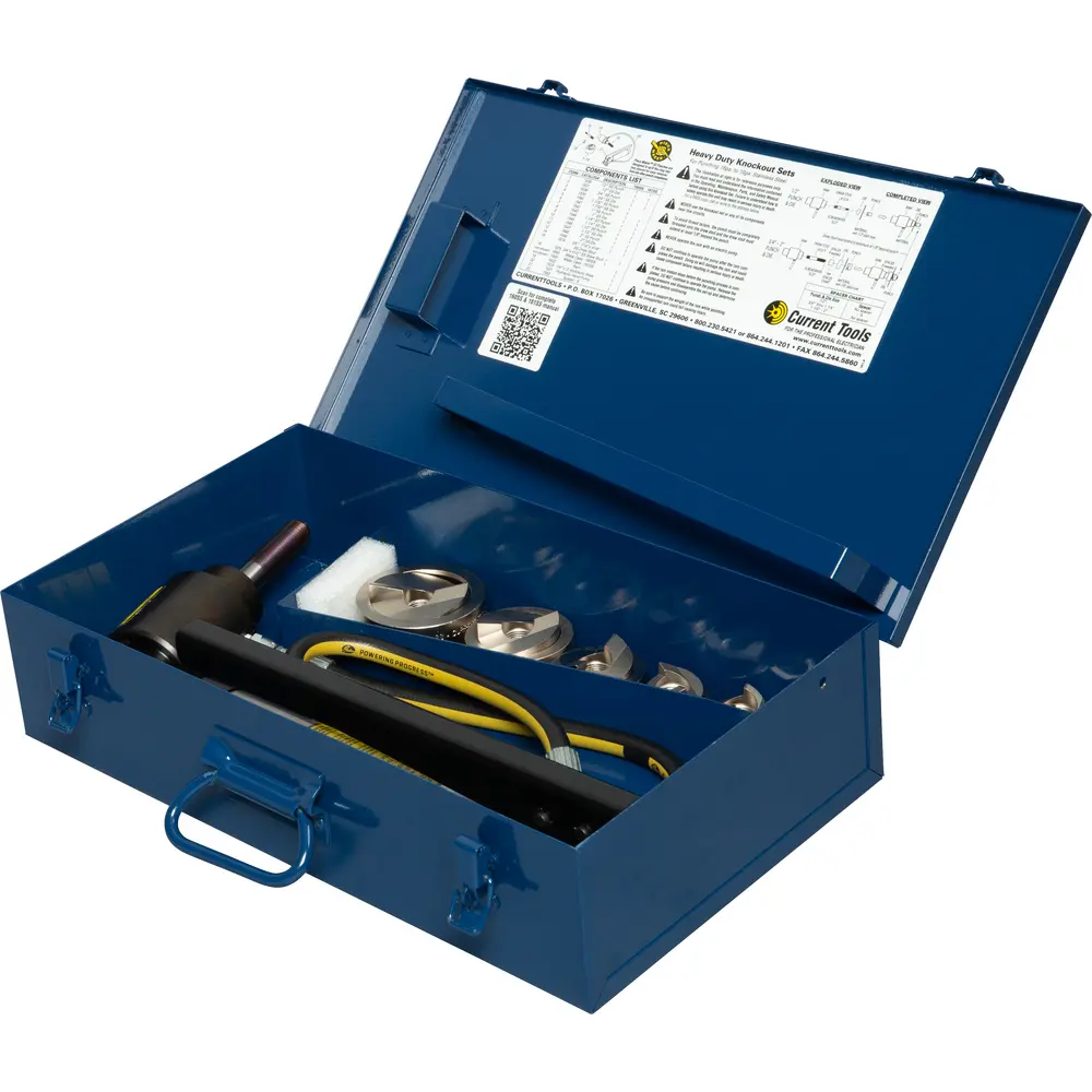 1/2"- 2" Heavy Duty Piece Maker, Knockout Set For Stainless Steel