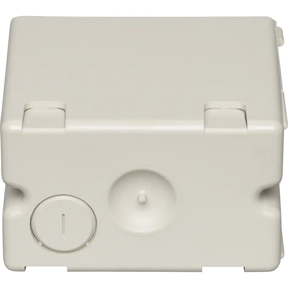Single-Gang Adjustable Electrical Box, Beige