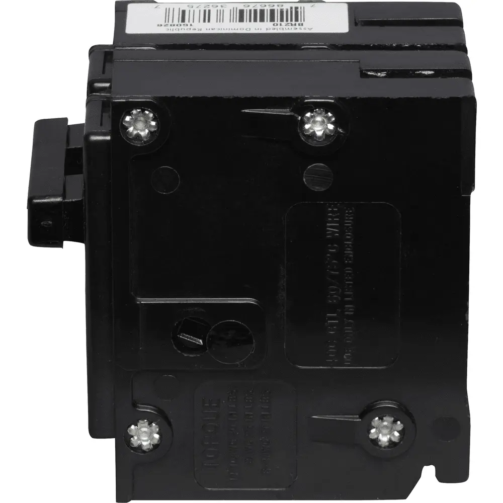 10 A 2-Pole 120/240 VAC BR Plug-In Circuit Breaker 3 10 A 2-Pole 120/240 VAC BR Plug-In Circuit Breaker