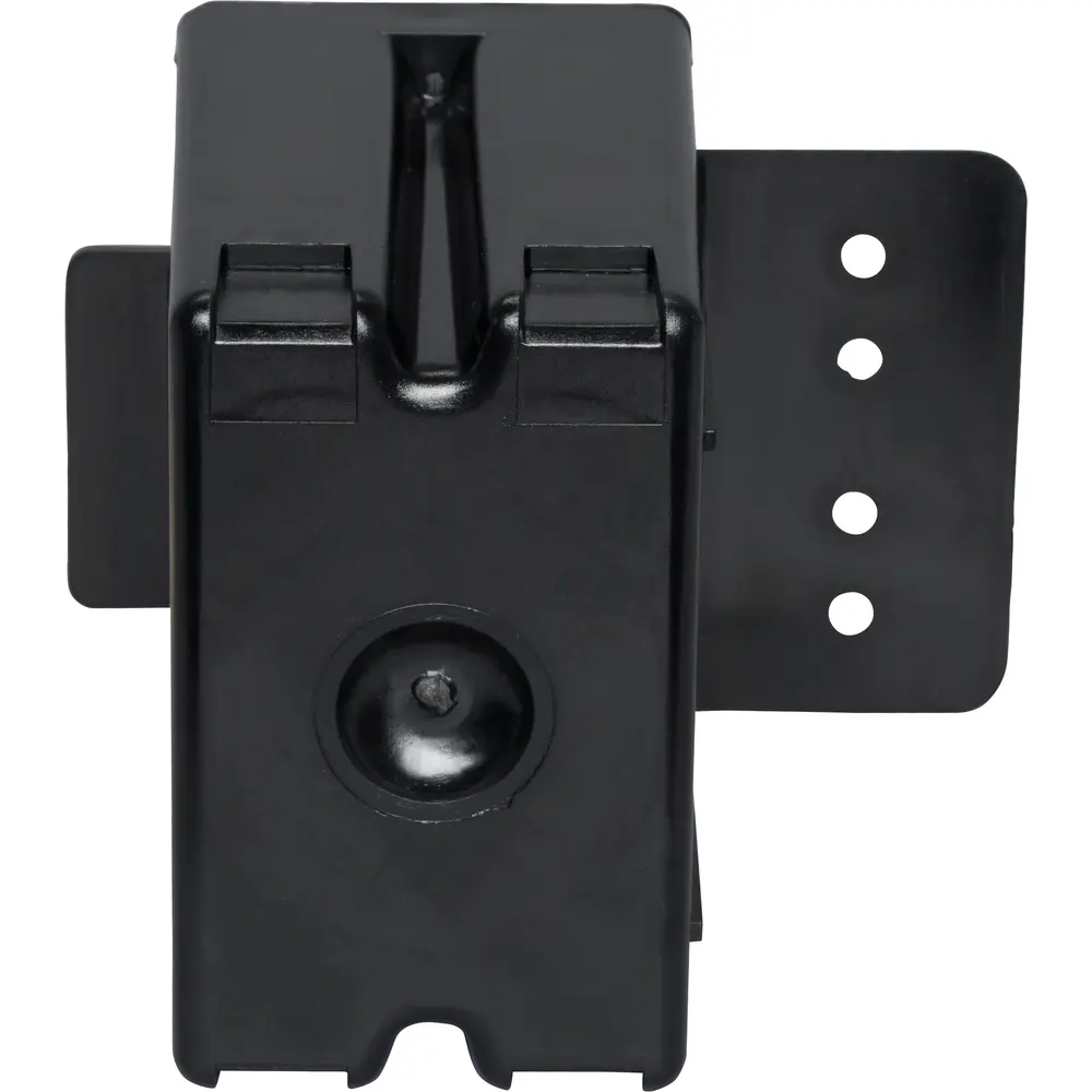 Single-Gang Electrical Box w/ Face Bracket Mount, Black